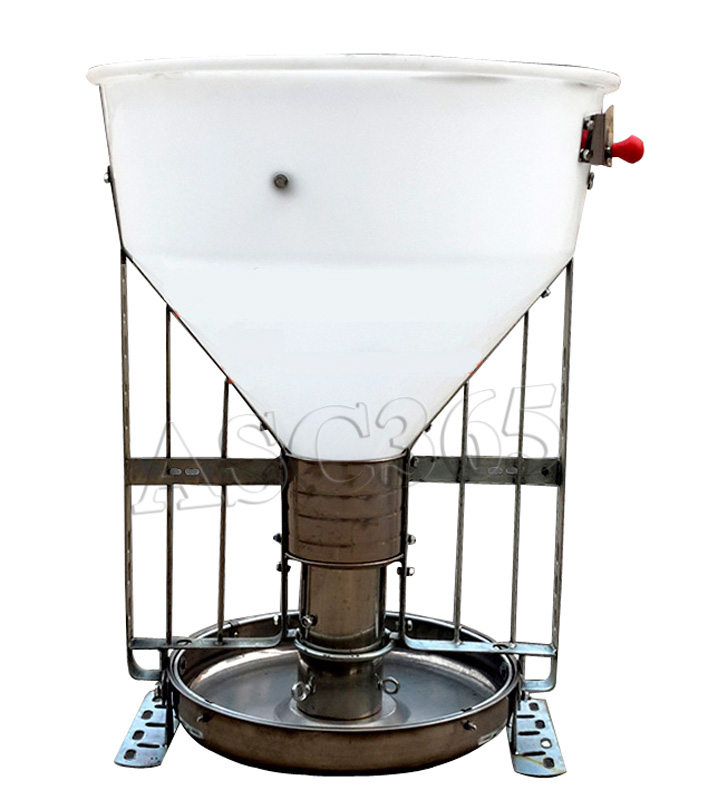 26Gal Automatic Livestock Feeder Heavy Duty Stainless Steel Pig Feeding